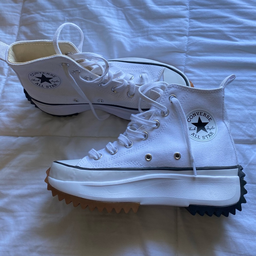 White Run Star Hike Platform Converse